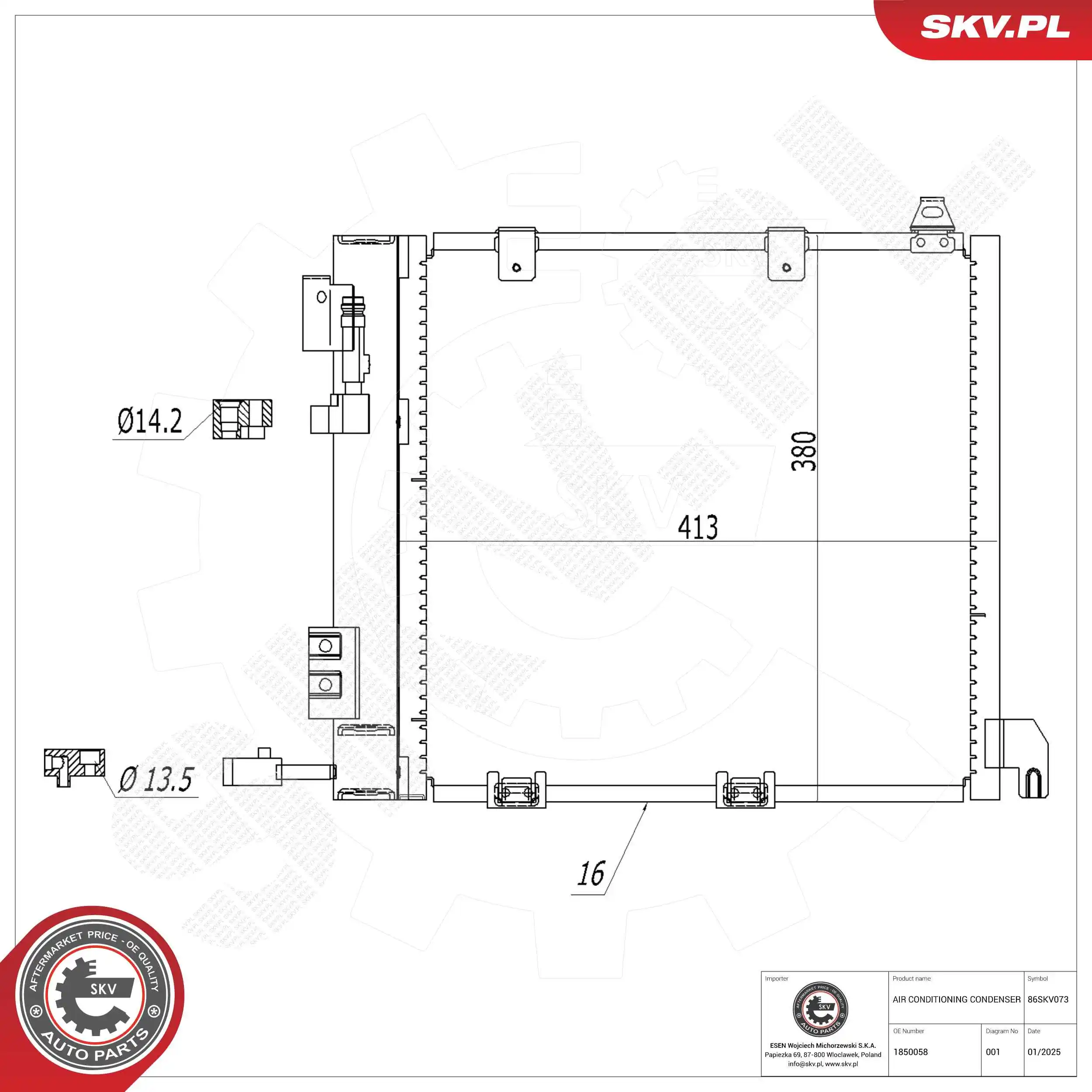 Condenser, air conditioning